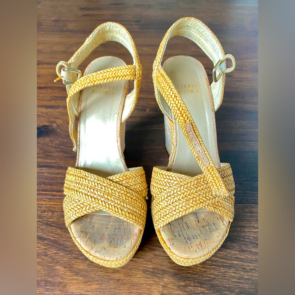 Stuart Weitzman Minx Wedges 6.5 - as seen on Princess Kate!